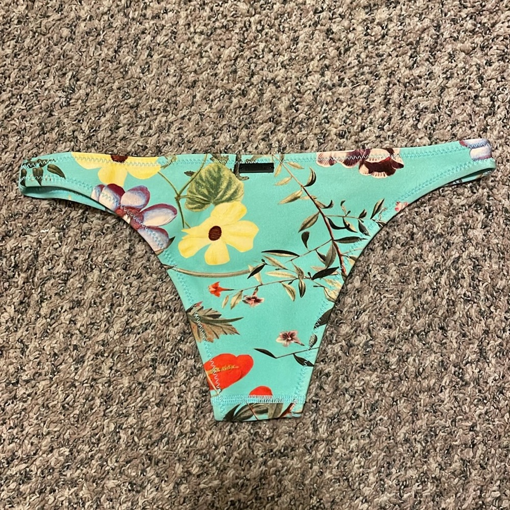 Triangl Floral Neoprene Bikini Bottoms - Picture 2 of 4